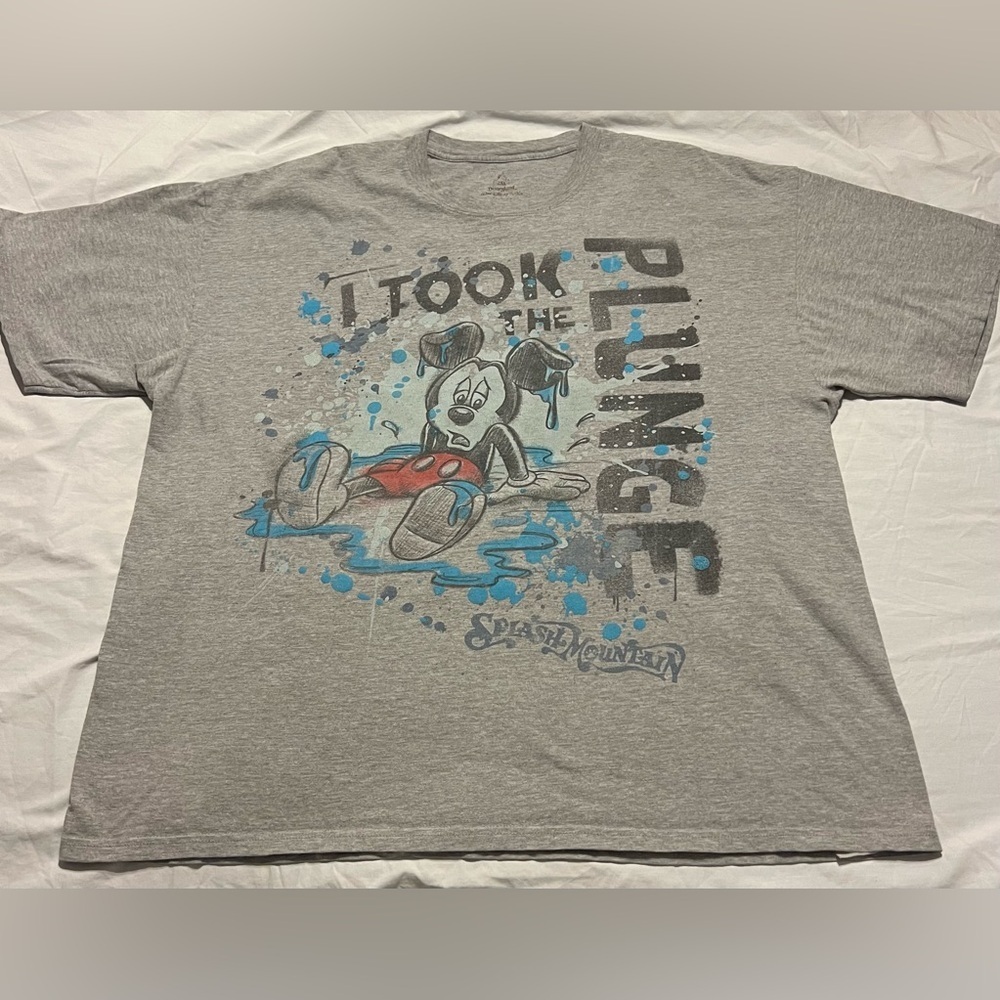 Disney Parks Original Splash Mountain Short Sleeve Tshirt with Energetic Graphic